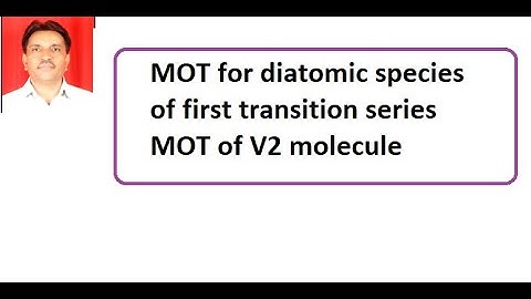 MOT for diatomic species of first transition series, MOT of divanadium molecule