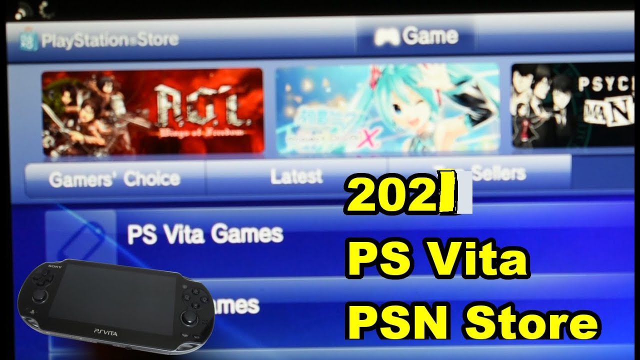 Checking out PS Vita PSN Store in 2021 YouTube