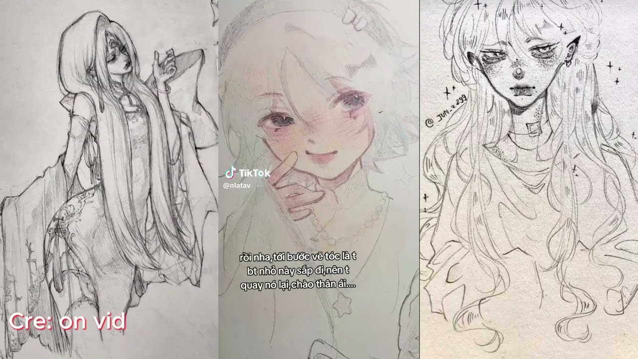 🥀Tổng hợp tranh vẽ của các dân vẽ✨|| cre: on vid