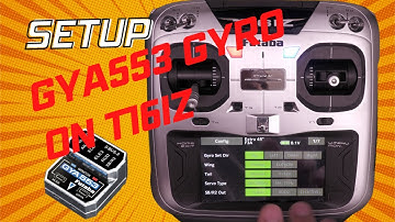 Setting up the Futaba GYA553 Gyro on T16IZ