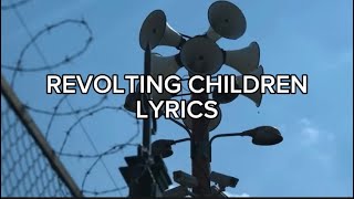 Revolting Children Lyrics - Matilda The Musical