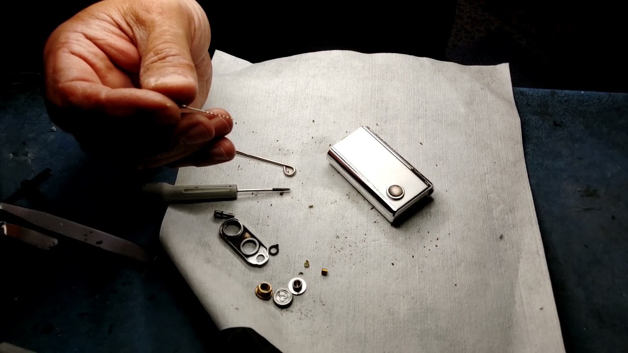 Win Wingas lighter Accendino Encendedor riparazione perdita gas regolatore e uscita gas otturato