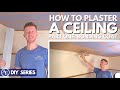 HOW TO PLASTER A CEILING | PART ONE: BONDING COAT | DIY Series | Build with A&E