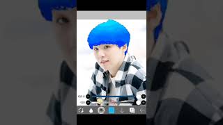 โกBTS Suga hair colour change | Ibis paint x | Yoongi Blue hair๐ โกBTS Suga hair colour change | Ibis paint x | Yoongi Blue hair๐