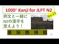 JLPT N2 Kanji No. 22
