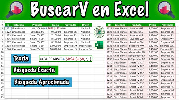 BuscarV | Coincidencia Exacta y Aproximada