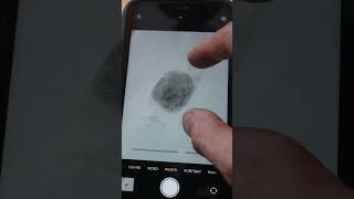 Fingerprint on a wedding ring