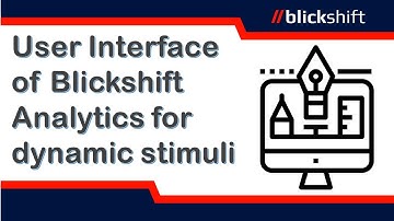 User Interface of Blickshift Analytics for dynamic stimuli