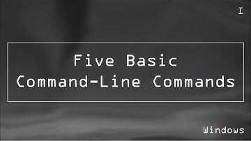 Five basic command-line commands for Windows | Part 1