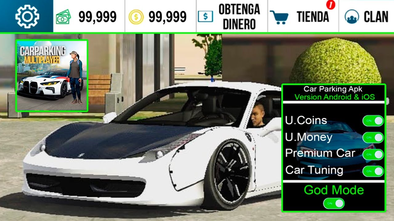 CAR PARKING MULTIPLAYER v 4.9.2 MOD APK DINERO INFINITO+ORO MOD