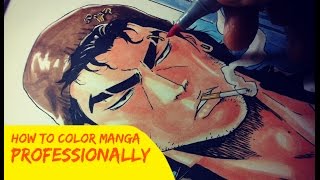 Coloring Manga Using Copic Markers (Pro)