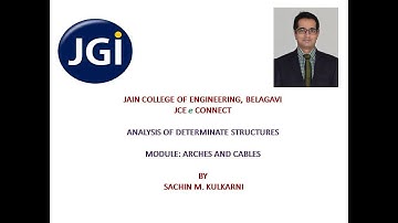 JCE CV ANALYSIS OF DETERMINATE STRUCTURES 18CV42 MODULE 5 5 SACHIN