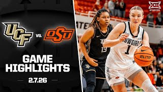 UCF vs. Oklahoma State Game Highlights | 2025-26 Big 12 Women's Basketball