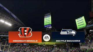 bengals vs seahawks simulation (madden 25 rosters)