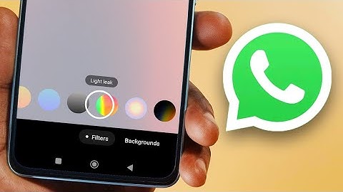 Filters toevoegen aan je WhatsApp-videogesprekken - Filter toevoegen aan WhatsApp-gesprek