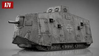 Der 'Nutzlose' A7V, der Deutschlands ersten Panzersieg des Ersten Weltkriegs errang