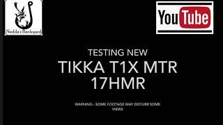 Tikka T1x MTR 17HMR left hand