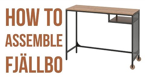 vlog #40 - Tutorial: Do-it-yourself IKEA FJÄLLBO Laptop Table | Work from home setup