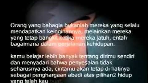 Cinta Tak Harus Memiliki ( sedih )