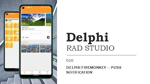 010 - Delphi Firemonkey - Push Notification (English)