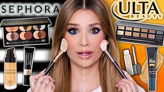 SEPHORA vs ULTA Full Face Comparison! ...What's Better?!