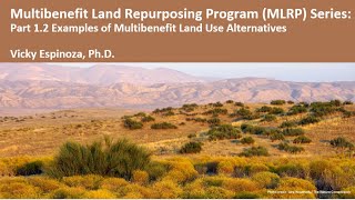 Part 1.2 Examples of Multibenefit Land Use Alternatives