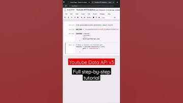 Youtube API for Python -  step by step