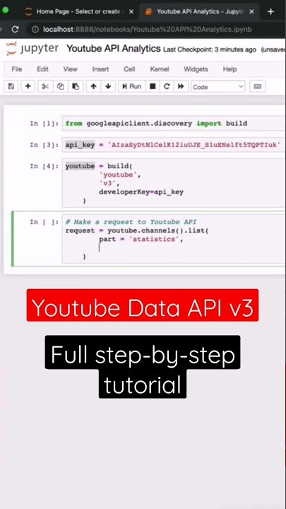 Youtube API for Python -  step by step