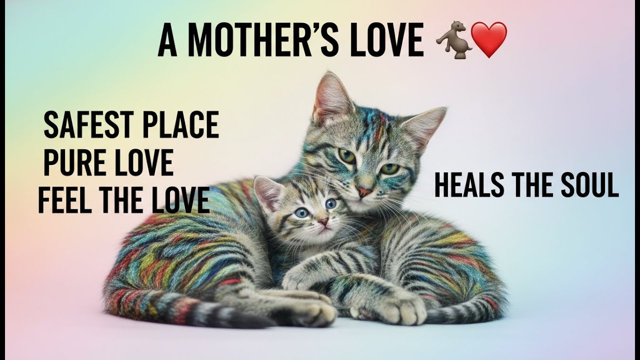 A Mother Cat’s Gentle Love 🐱💞 | Peaceful & Emotional Kitten Story