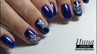 ❤ СНЕЖИНКИ на ногтях ❤ ВЫРАВНИВАНИЕ базой MASURA ❤ ЗИМНИЙ дизайн ногтей гель лаком ❤ ❤ СНЕЖИНКИ на ногтях ❤ ВЫРАВНИВАНИЕ базой MASURA ❤ ЗИМНИЙ дизайн ногтей гель лаком ❤