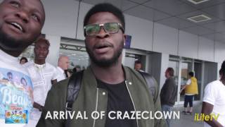 ARRIVAL OF CRAZECLOWN AND DJ D'LOOSE | iLiteTV