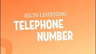 Telephone Number Practice