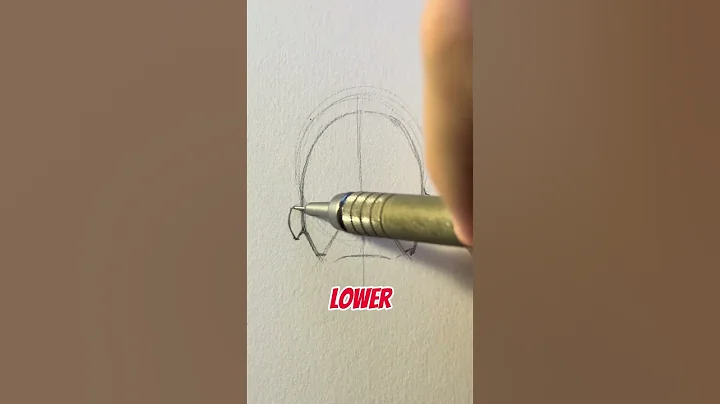 Simple way to draw face from lower view || Jmarron