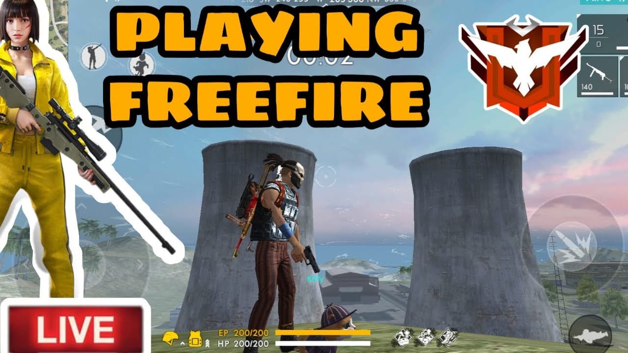 Free Fire Live Rank Push Garena Freefire Youtube