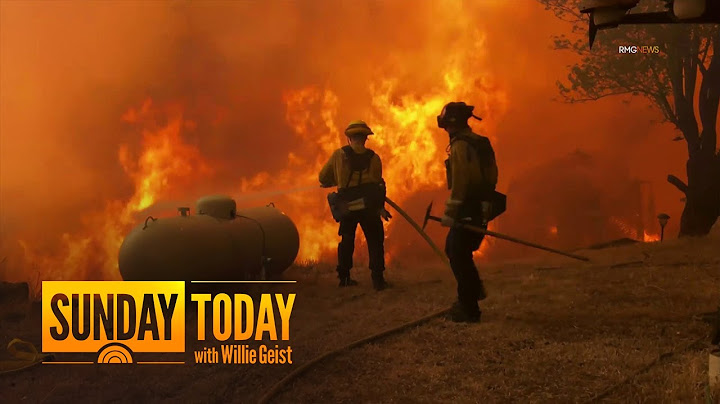 Exhausted Firefighters Struggle To Contain California Wildfires | Sunday TODAY