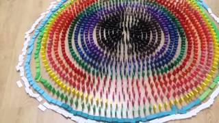 Attila domino 14 & Turkey record 1360 Dominoes