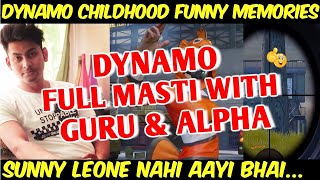 Dynamo Funny Childhood Talk With Alpha Clasher And Gaming Guru | Dynamo Gaming Talking About Taiwan