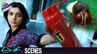 Samantha Tries to Finish Nani (Fly) | Nani Eega Movie Malayalam Scenes | Sudeep | SS Rajamouli