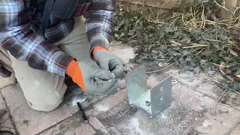 How to Install Simpson ABU66 Post Base