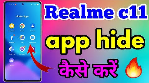 How To Hide App in Realme C11 | Realme C11 Me App Hide Kaise Kare | Realme C11 Hide App
