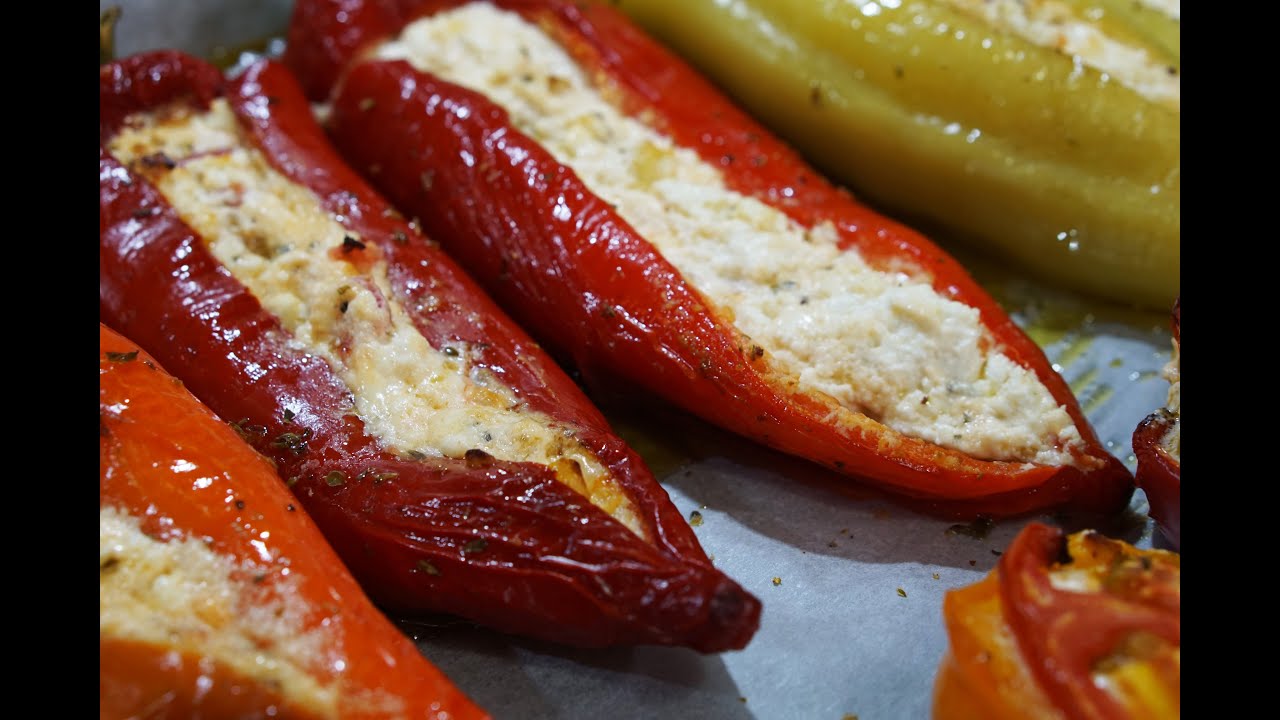 η γέμιση κάνει τις πιπεριές τέλειες με δυο υλικά που κάνουν τη διαφορά stuffed peppers CuzinaGias