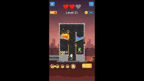 pull pin master level 21 gameplay walkthrought solution ||Bugti Gamer||