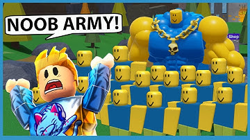 I Made The Biggest Noob Army in Roblox