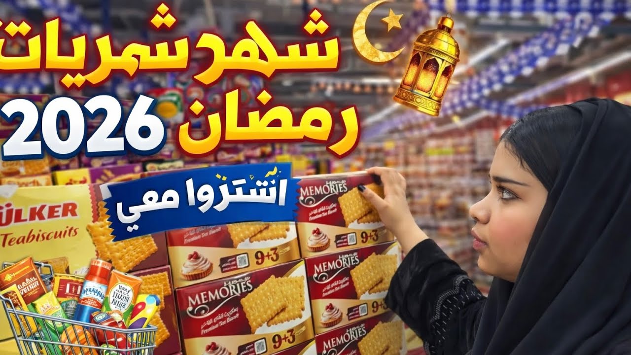 مشتريات شهر رمضان المبارك 🌙 2026