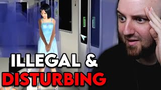 ILLEGAL \& Disturbing Video Game Iceberg | Tectone Reacts