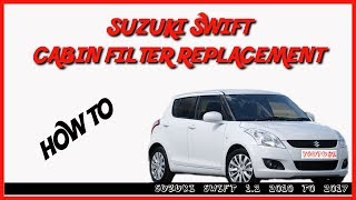 SUZUKI SWIFT CABIN AIR FILTER POLLEN FILTER 2010 TO 2017