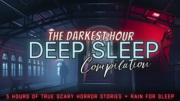 5 Hours of TRUE Scary Horror Stories + rain for sleep 😴 NO ADS, black screen 