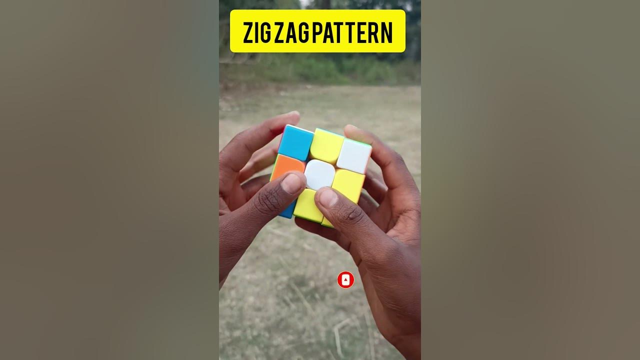 Zig Zag Rubik's Cube Pattern shortsviral rubikscube short YouTube