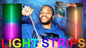 How to control a light strip speed and pick the exact color Arduino Project
