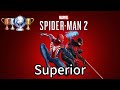 Superior trophy guide marvels spiderman 2  platinum trophy guide   100